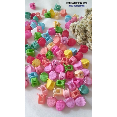 Jedai Doff jepit rambut mini / Jepit Poni Aksesoris rambut anak - jepitan poni rambut karakter