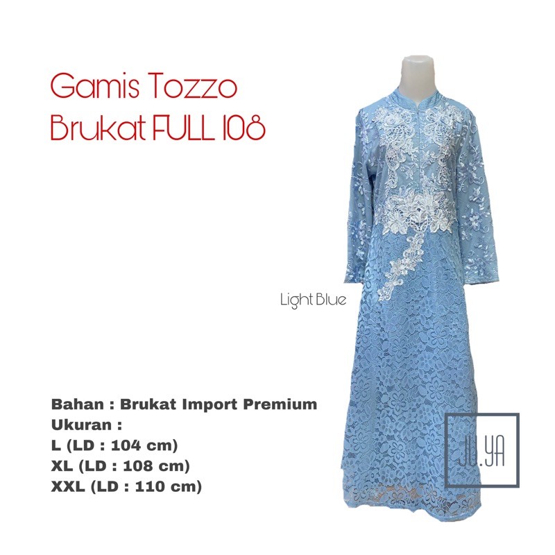 Gamis Tozzo Brukat FULL 108 IMPORT