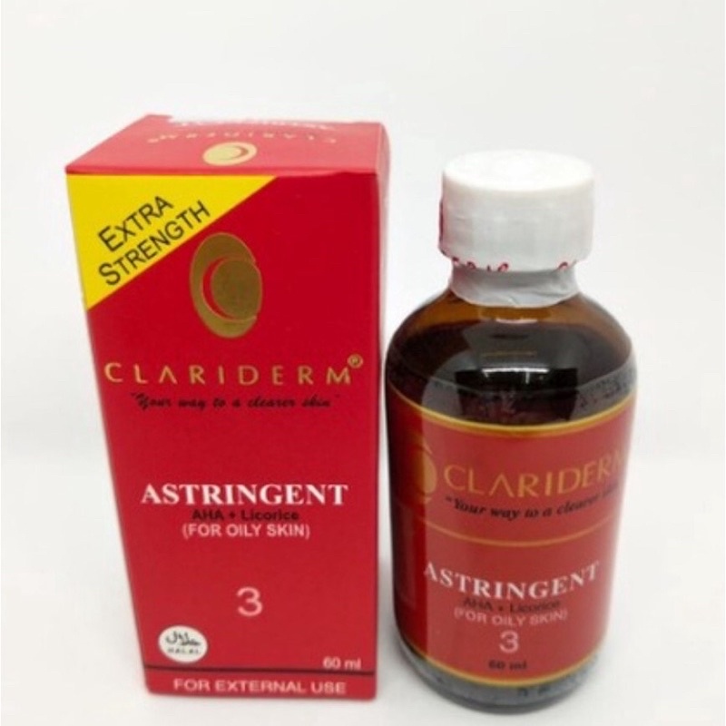 ALKOHOL CLARIDERM 100% (ORIGINAL) ASTRINGENT TONER CLARIDERM NOMOR 3