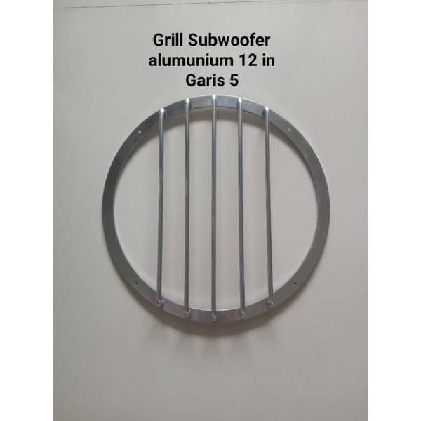 Tutup Grill Subwoofer Alumunium 12 in