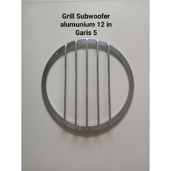 Tutup Grill Subwoofer Alumunium 12 in