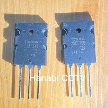 Transistor Toshiba S7 714 1943 5200 S7 sa1943 sc5200 2sa1943 2sc5200 Seri 714 ORIGINAL 1SET