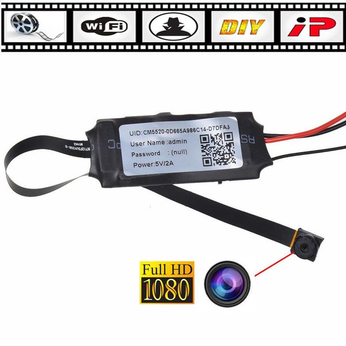 Wireless Wifi Spy Camera Module Board Camcorder Spy Camera