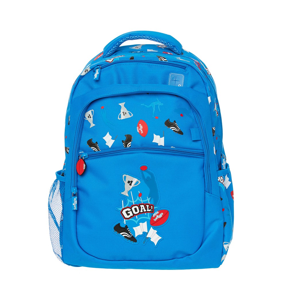 Smiggle Bagpack Footy Blue