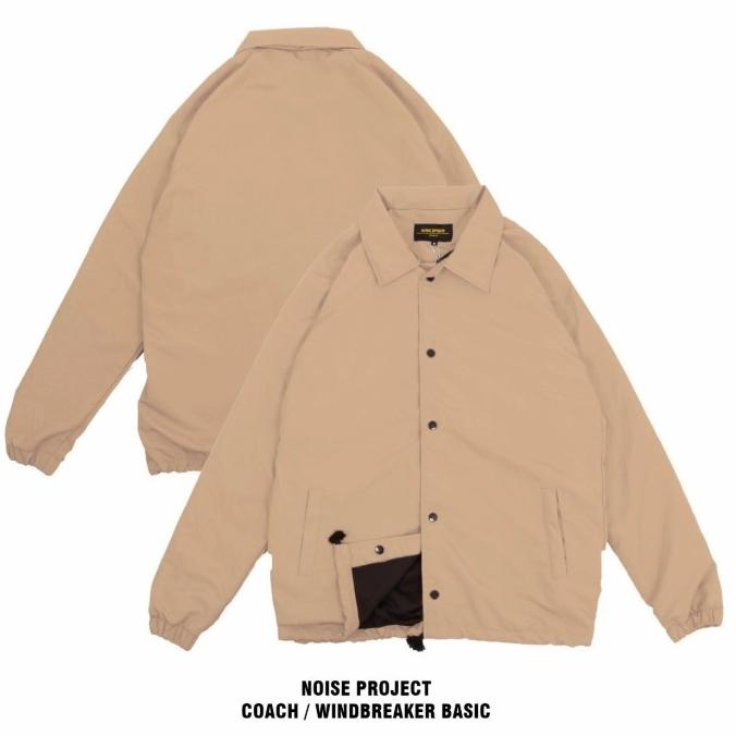 Grosir Coach Jaket Polos Cream