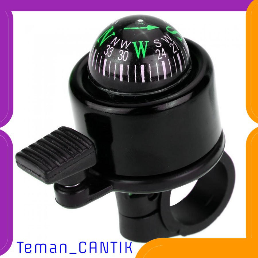 Grab Medan TC-IB492 MTB BICYCLE COMPASS + TRUMPET BELL / KOMPAS SEPEDA  R2194