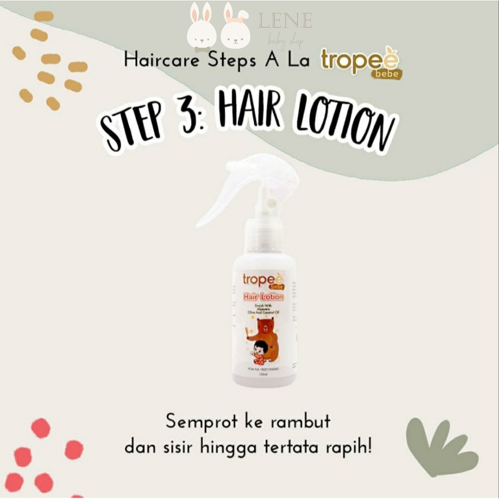 Tropee Bebe Hair Lotion 100ml