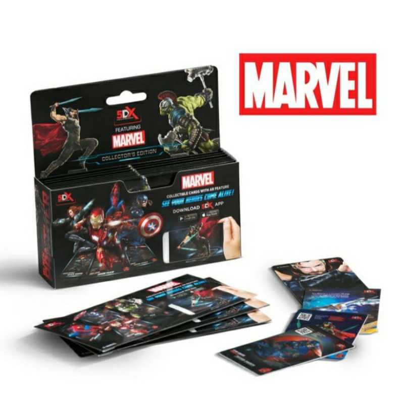 5DX KARTU MARVEL AVENGER SCAN KODE ANDROID