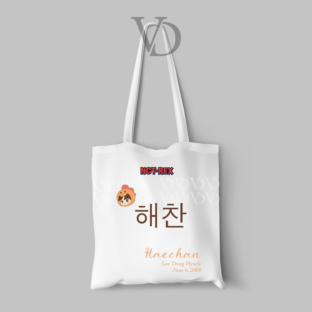 TOTE BAG KANVAS MOTIF NCT DREAM/ nctzen TAS BELANJA Korean