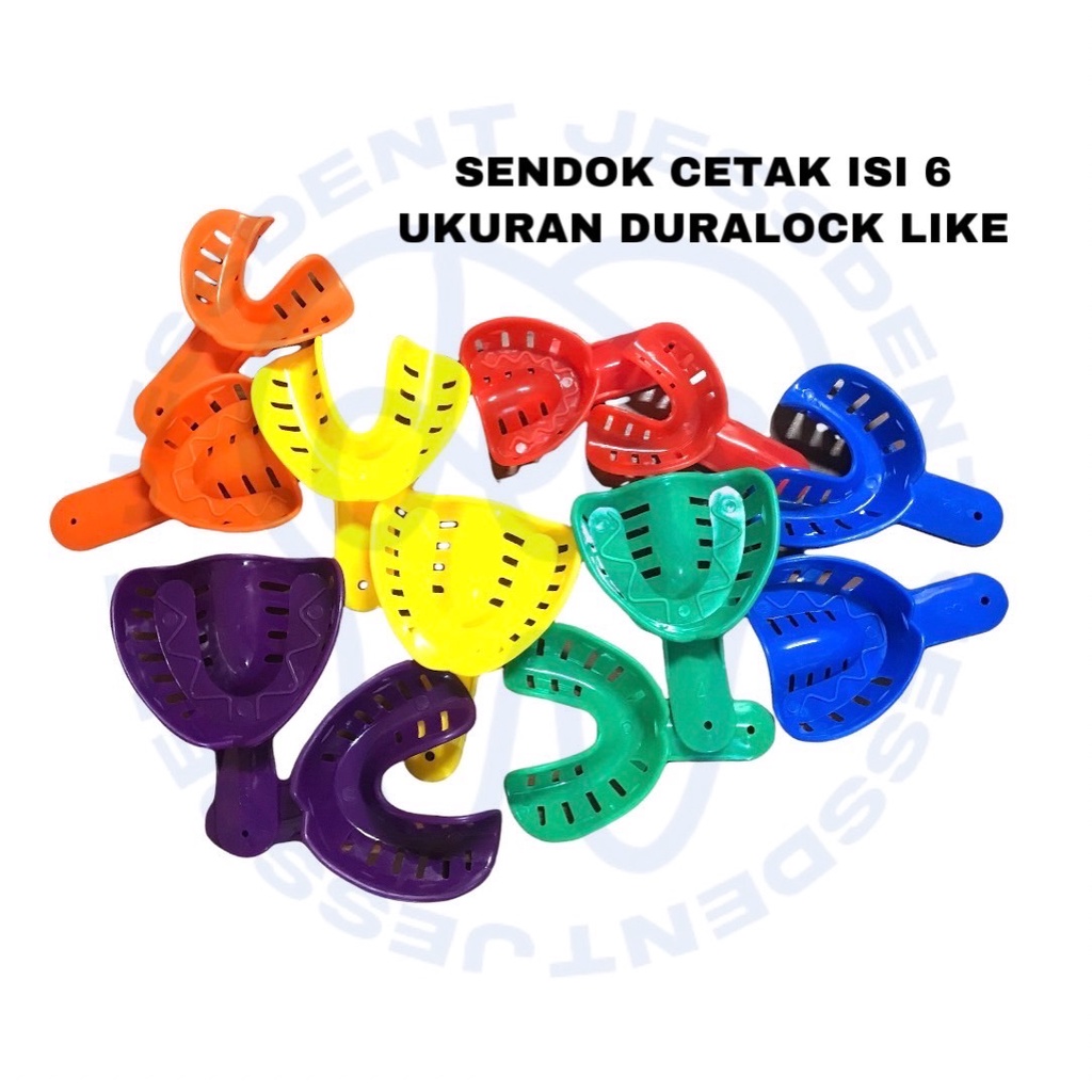 SENDOK CETAK ISI 6 UKURAN DURALOCK LIKE
