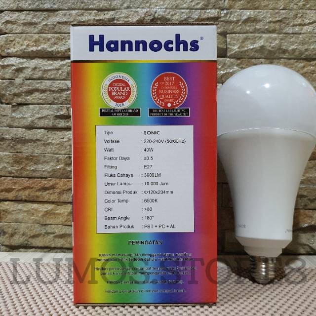 Lampu led Hannochs 40 Watt sonic