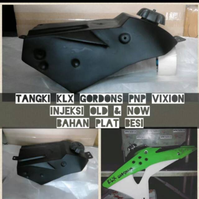 Tangki klx gordons pnp vixion injeksi old lama dan new baru bahan plat besi