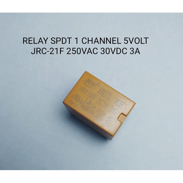 [REL-0005] RELAY SPDT 1 CHANNEL 5V JRC-21F 250VAC 30VDC 3A