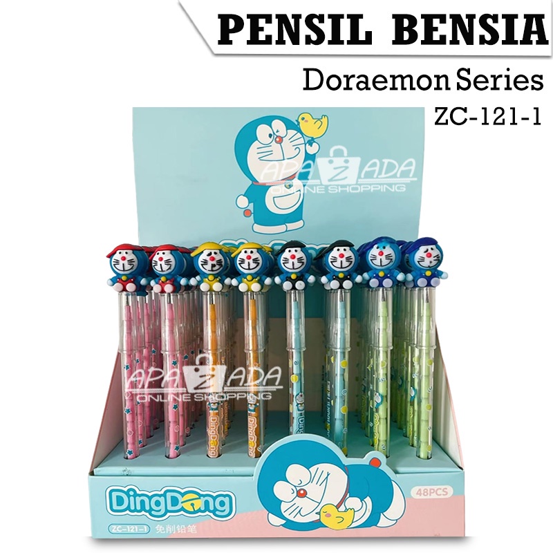 

Apazada - (4pc) Pensil Lantu Doraemon Series / Lantu Bensia / Pensil Cabut Lucu / Pensil