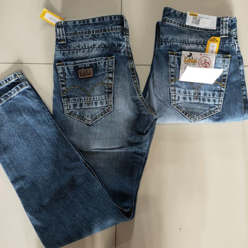 Celana Jean Pria Lois Original Warna Baru (378G)