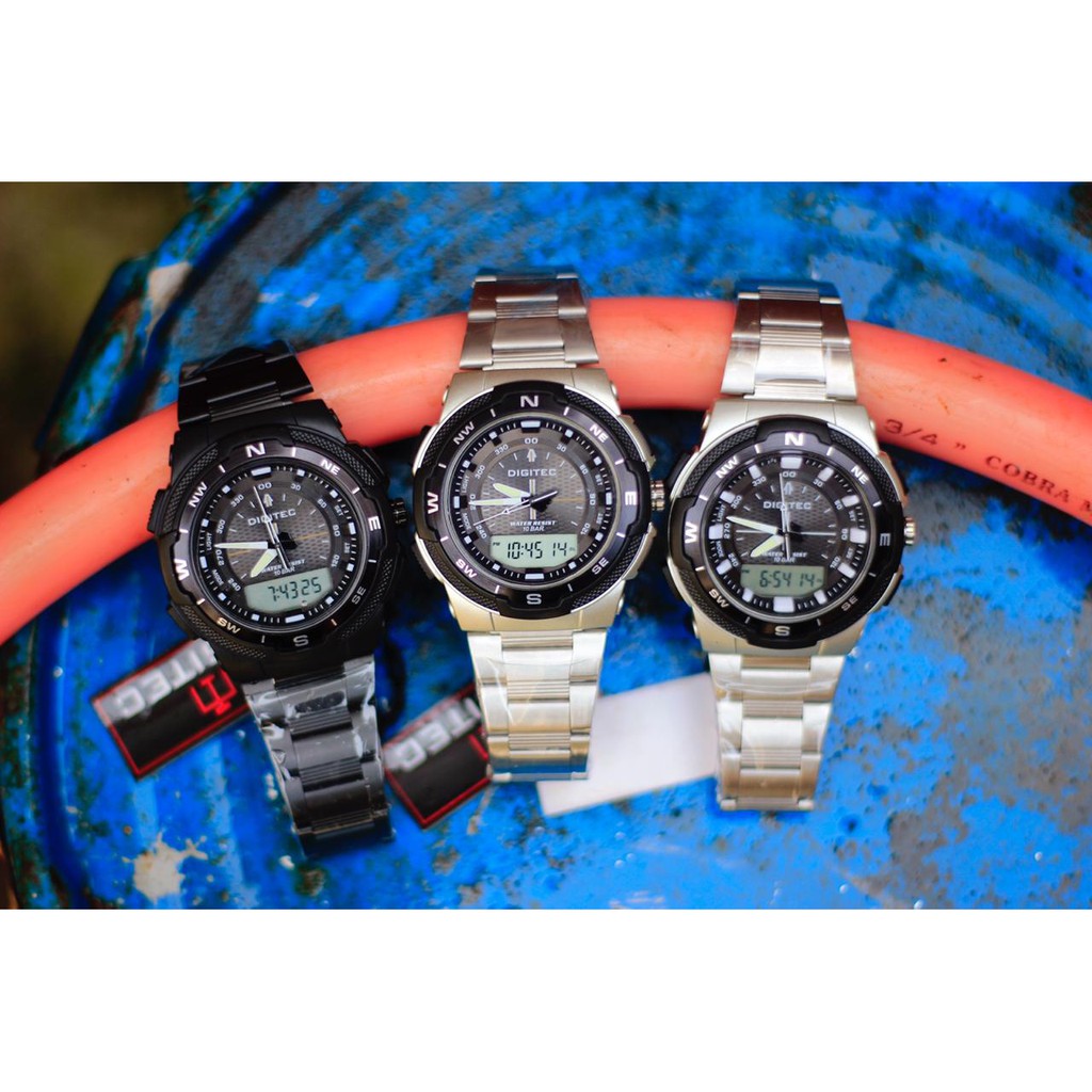 Digitec DG3068T 3068 Jam Tangan Pria Rantai Original