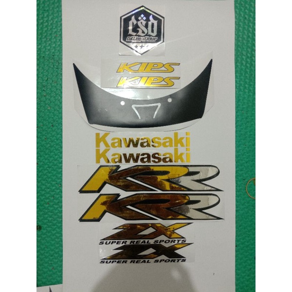 striping ninja RR 150 krr ZX / stiker motor ninja RR KRR 150 / sticker motor ninja RR KRR ZX