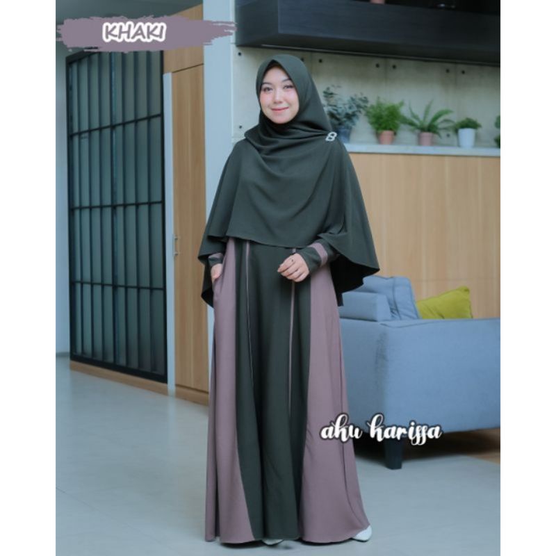 GAMIS ANDINI Syar'i Ori By AKU KARISSA Gamis Aku Karissa Gamis Set Hijab A07 gamis lebaran 2023 gami