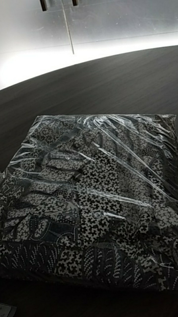 Kemeja Batik Pria Lengan Panjang Size M L Xl Xxl  Bswart Batik Hrb026 Kenongo Hem