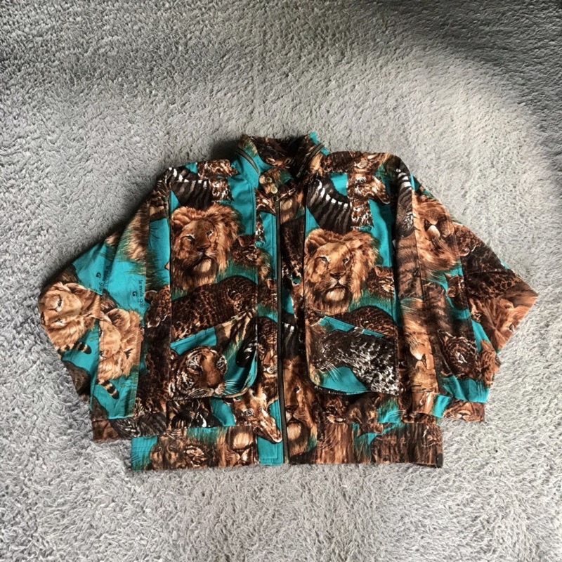 VINTAGE 90's LA MODA GOJI LUXURY PRINTED JACKET