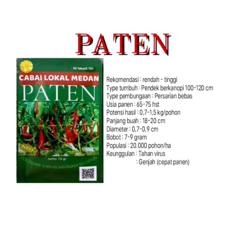 cabe paten lokal medan