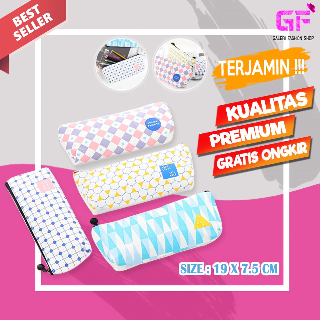 

TEMPAT PENSIL ANAK KOTAK TEPAK PENSIL PENCIL CASE KOSMETIK IMPORT STATIONERY ALAT TULIS MURAH GF128