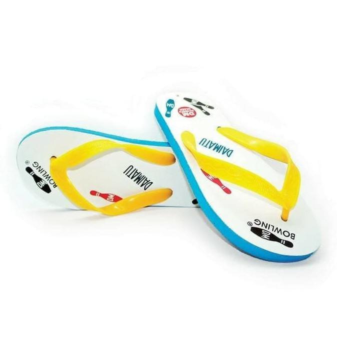 Promo Original Sandal Daimatu Bowling - Biru, 36