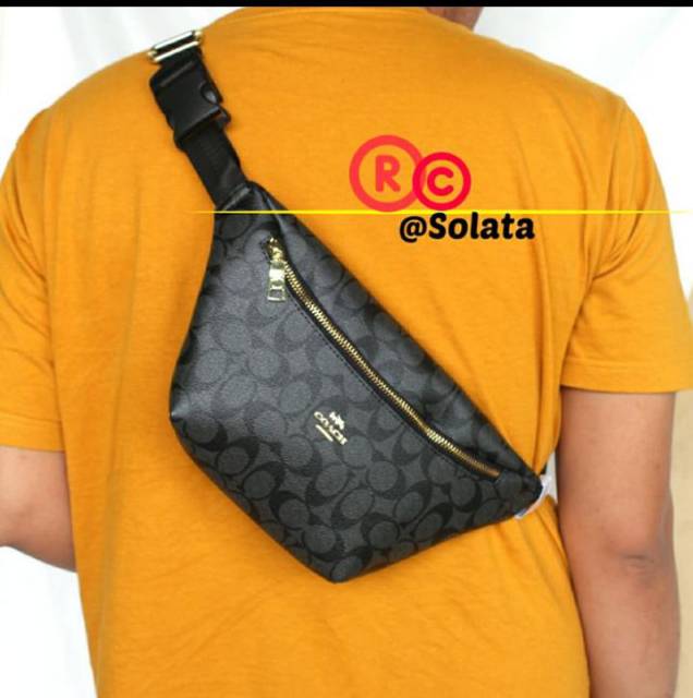 Tas Slempang Pria Wanita Waistbag coach Slingbag Pria Bumbag