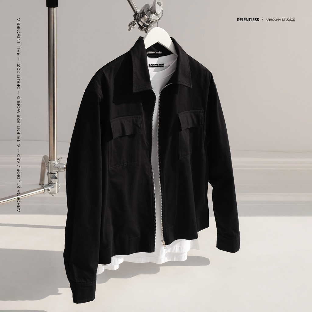 Arholma Studios - Zip Jacket 'Hiraeth' Black