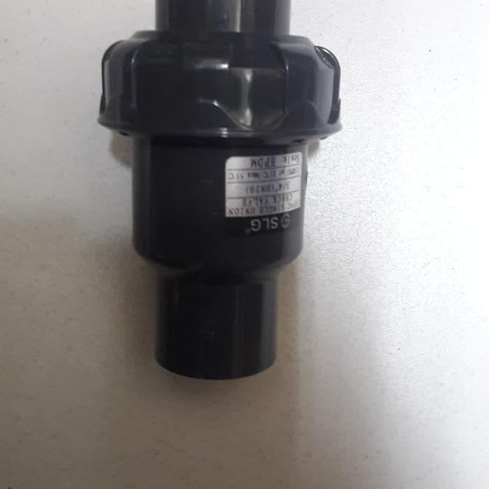 Ready stock Ball check valve PVC 1 inch / Single union ball check valve Termurah