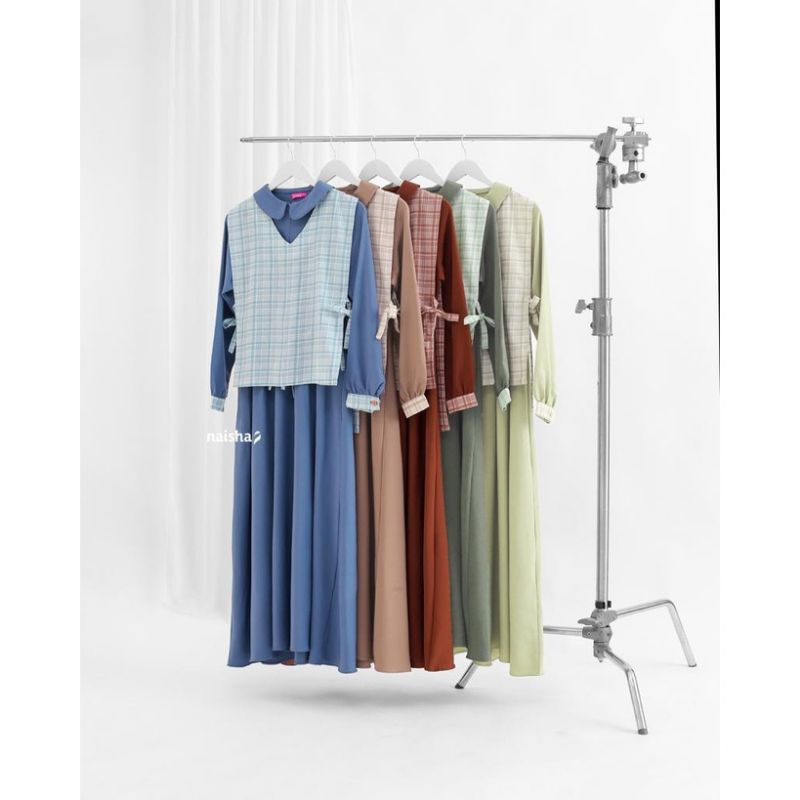 Naima dress by Naisha||Korean dress|| Gamis 2 in 1