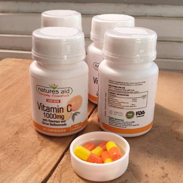 Vitamin C 1000 mg with Rosehips and Bioflavanoids low acid