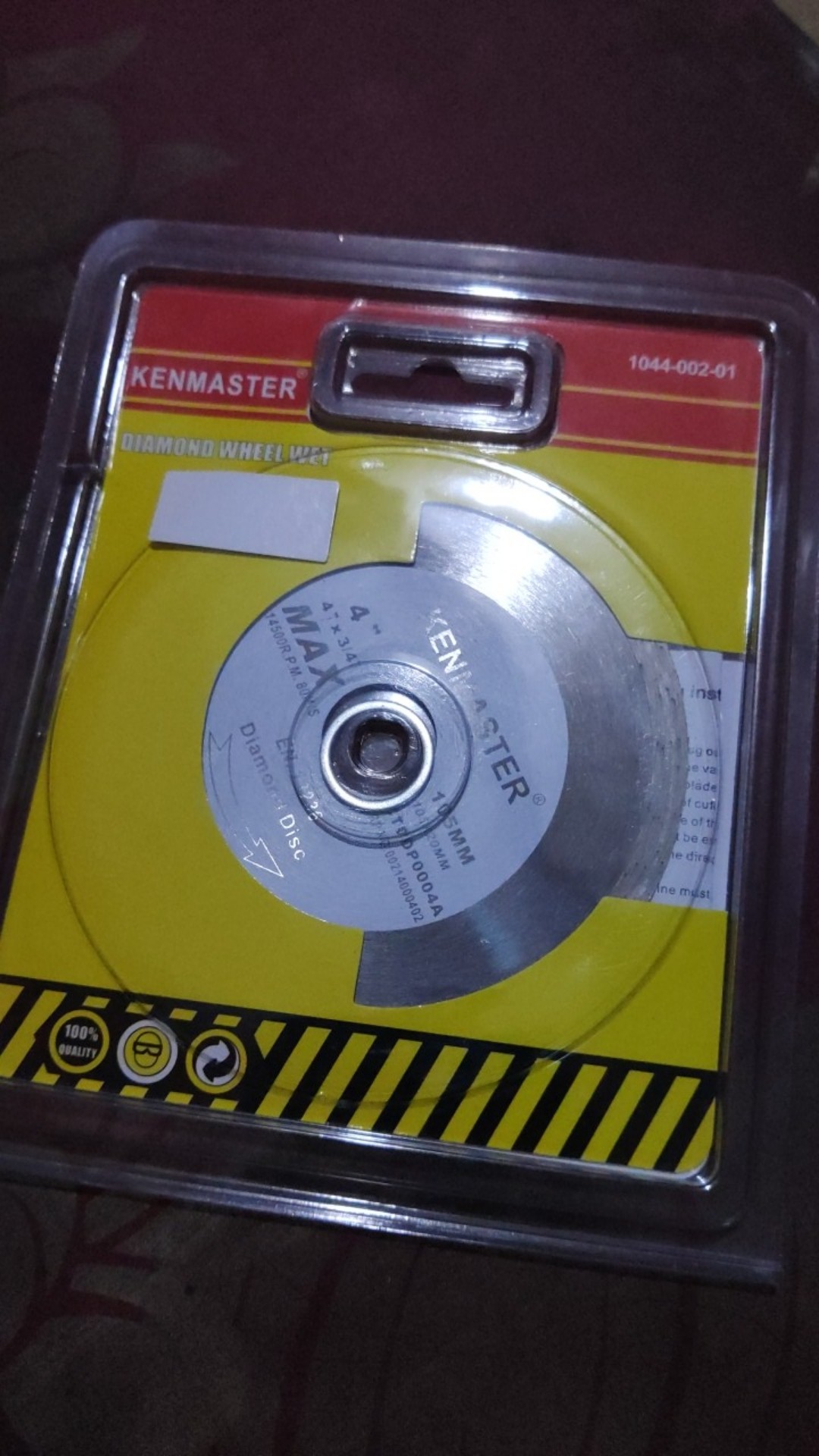 Diamond Wheel 4 Kenmaster / Mata Pisau Potong Keramik 4 Inch (105mm)