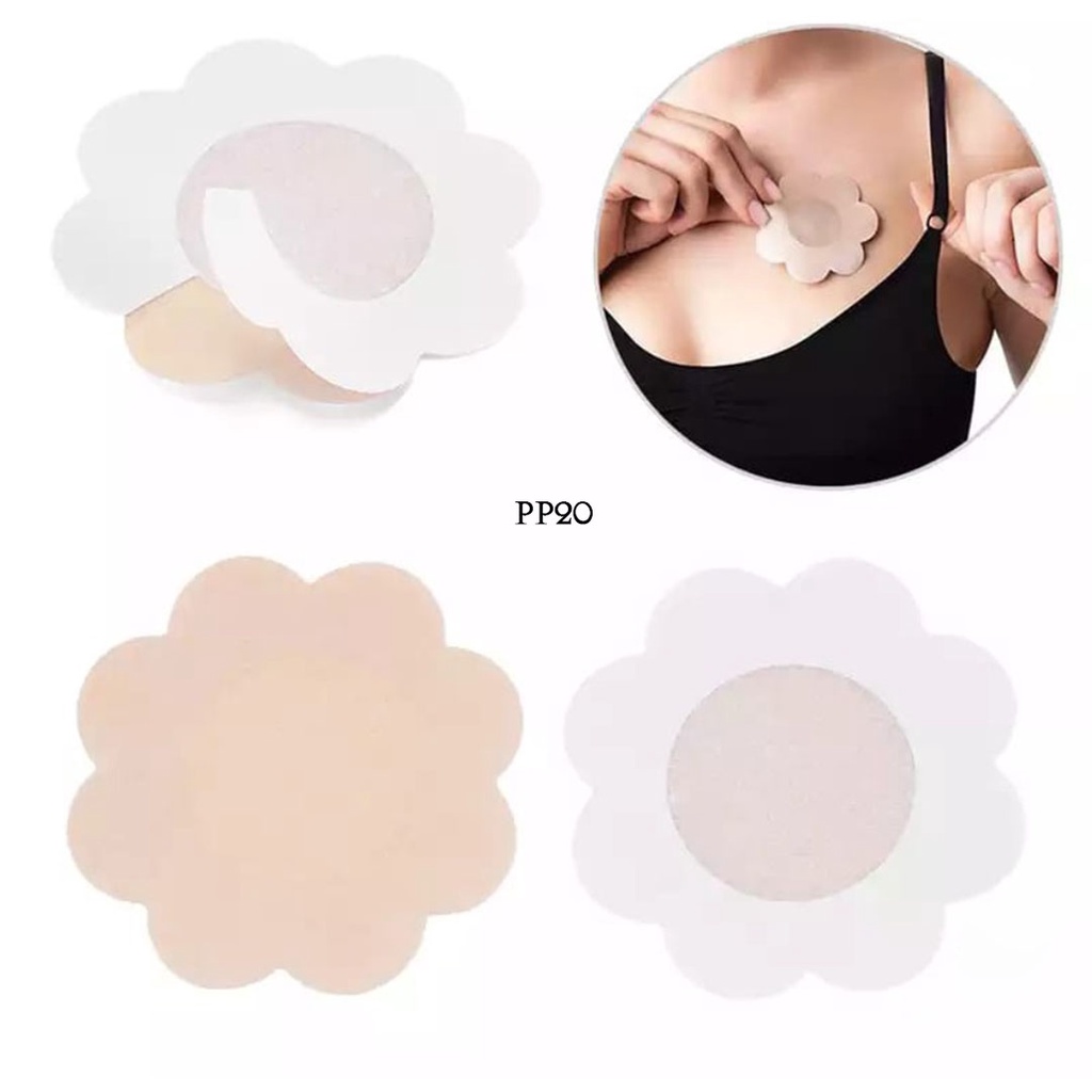 [PRODUK BARU] PREMIUM NIPPLE COVER PAD BRA PELINDUNG PUTING HATI BUNGA BULAT PP20A