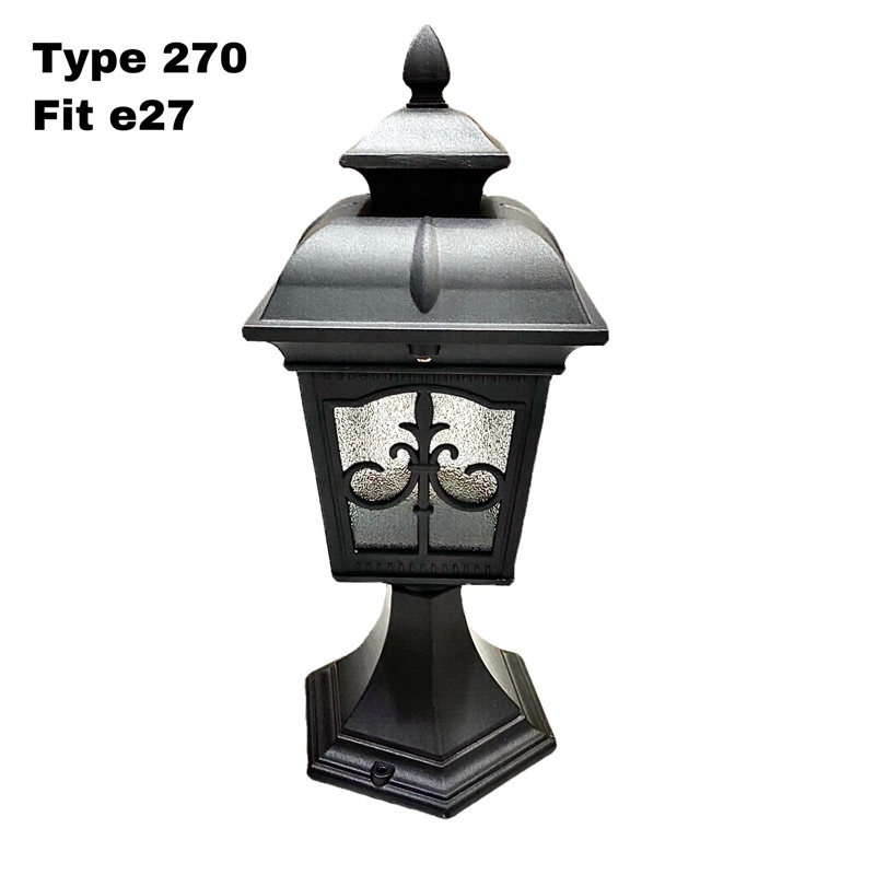 Lampu Taman Pilar Pagar 270BK Lampu Hias Outdoor