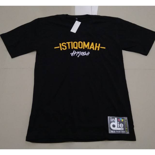 KAOS  HIJRAH KAOS BAJU T SHIRT ISTOQOMAH HIJRAH