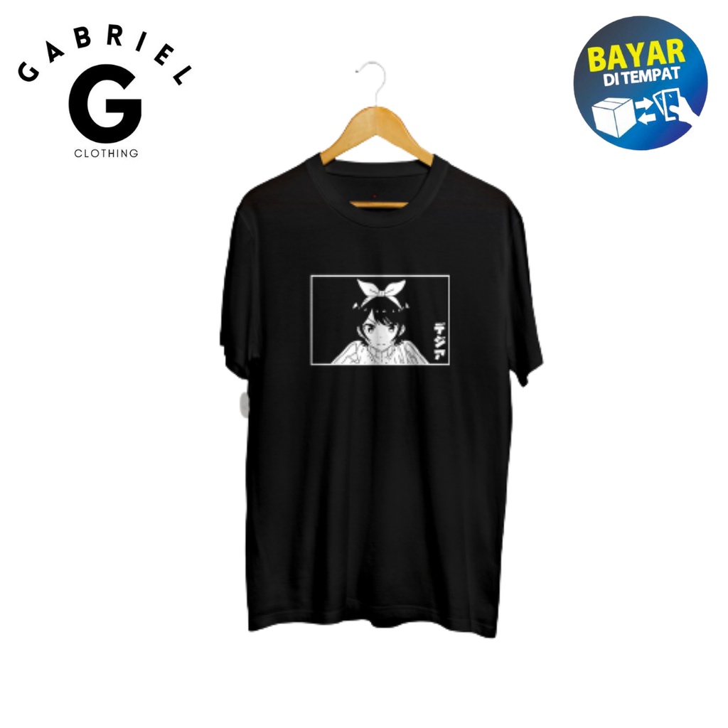 Kaos RUKA SARASHINA KANOKARI KANOJO OKARISHIMASU RENTAL GIRLFRIEND ANIME MANGA, Katun Combed 30s 296