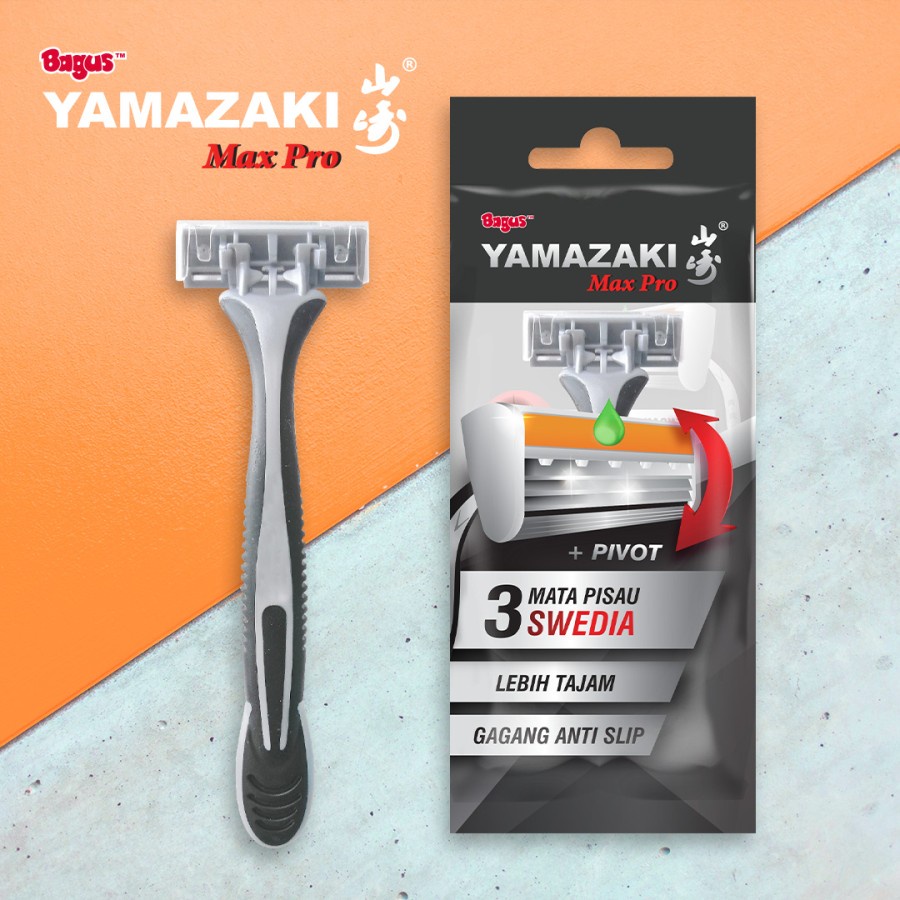 Bagus Yamazaki Max Pro Man 5's Razor - Pisau Cukur Swedia W-20605