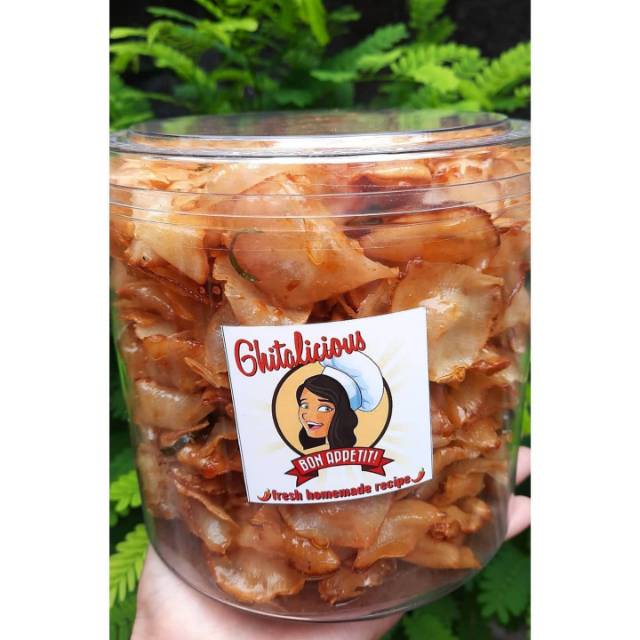 

Kripik singkong pedas