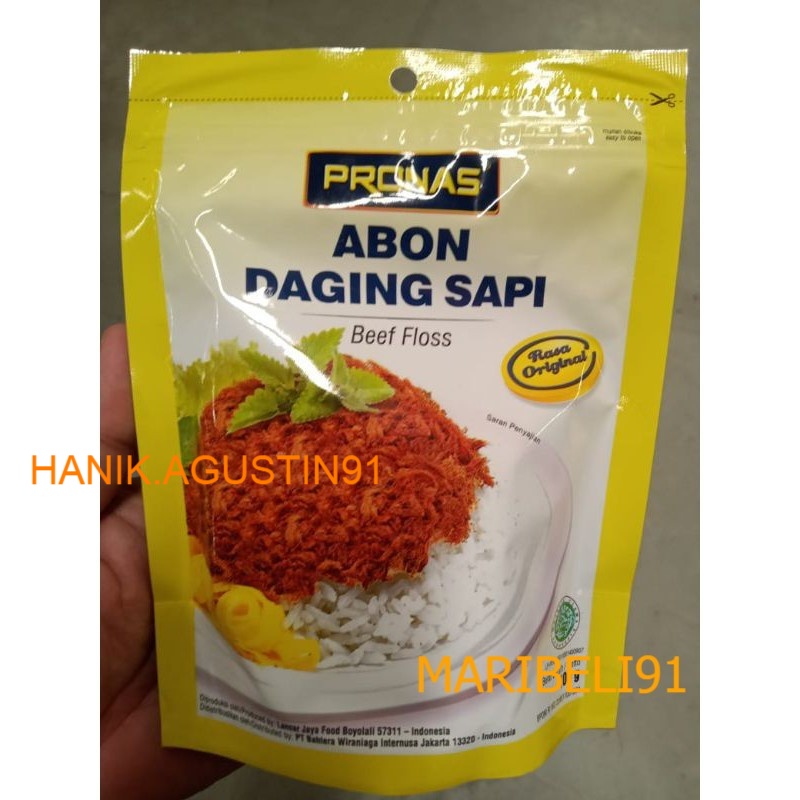 

Pronas Abon Daging Sapi Original Pouch 100gr Maribeli91