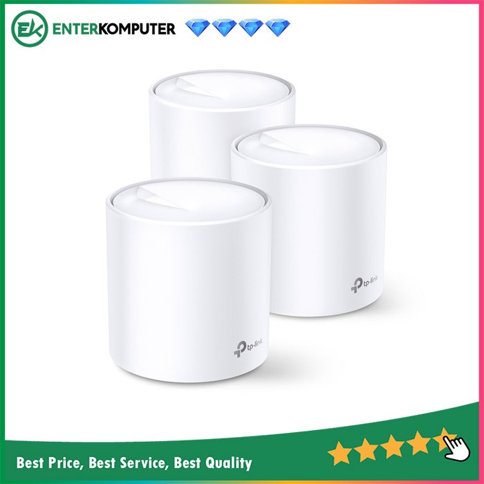 TP - Link AX1800 Whole Home Mesh Wi-Fi 6 System - Deco X20 (3-Pack)