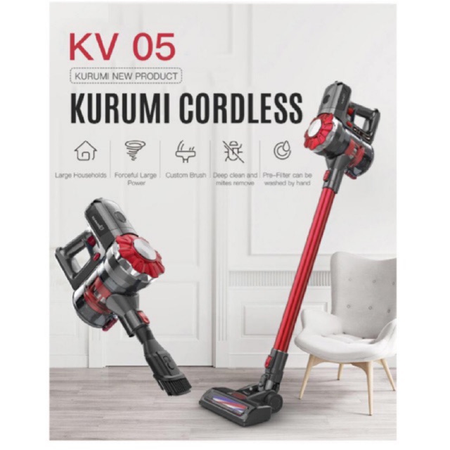 PROMO Kurumi Cordless KV 05 Vacuum Cleaner / Stick Vacuum Cleaner Kurumi KV05 / Vacuum Mop