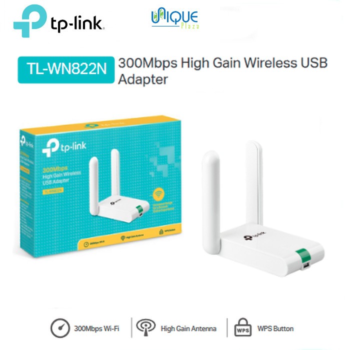 TP-Link TL-WN822N : TPLink High Gain USB Adapter ORIGINAL