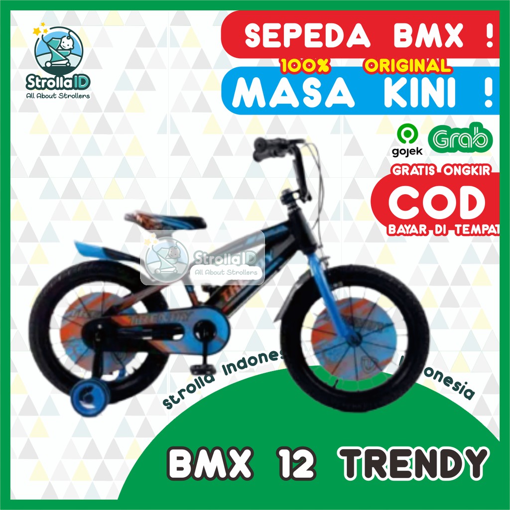 BMX 12 Trendy 603-3 Sepeda Lipat Folding Bike Sepeda Anak BMX 12 Trendy 603-3 bl 3.0 Sepeda ORIGINAL