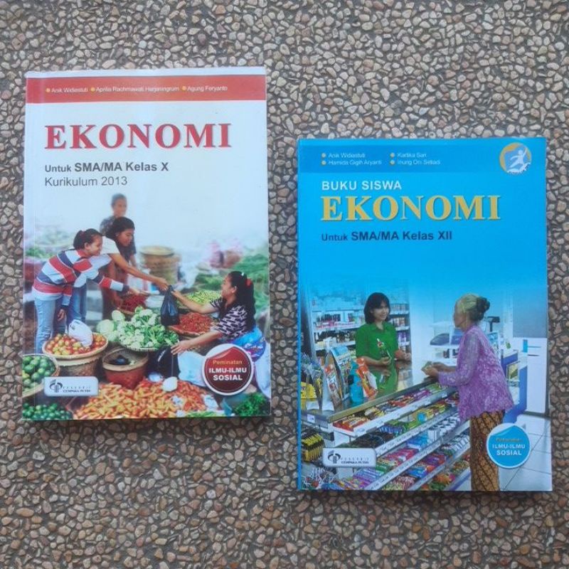 buku Ekonomi sma kelas 10.11.12 kurikulum 13.Cempaka Putih.Baru Original