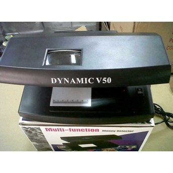 Alat detektor Uang Dynamic V50 - Ultra violet Water mark dan Lensa pembesar