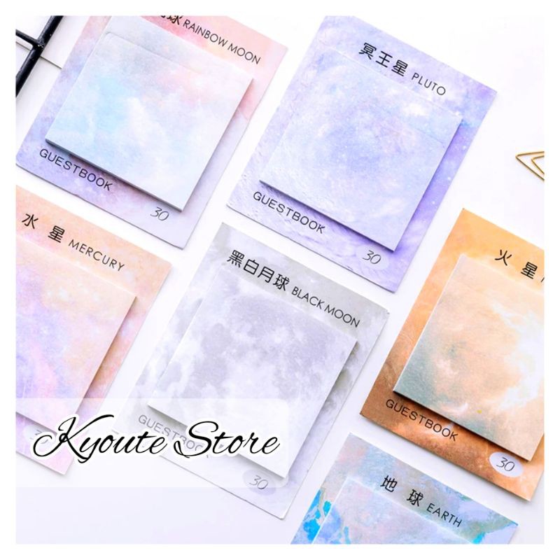 

Sticky Notes Kotak Warna Warni Angkasa
