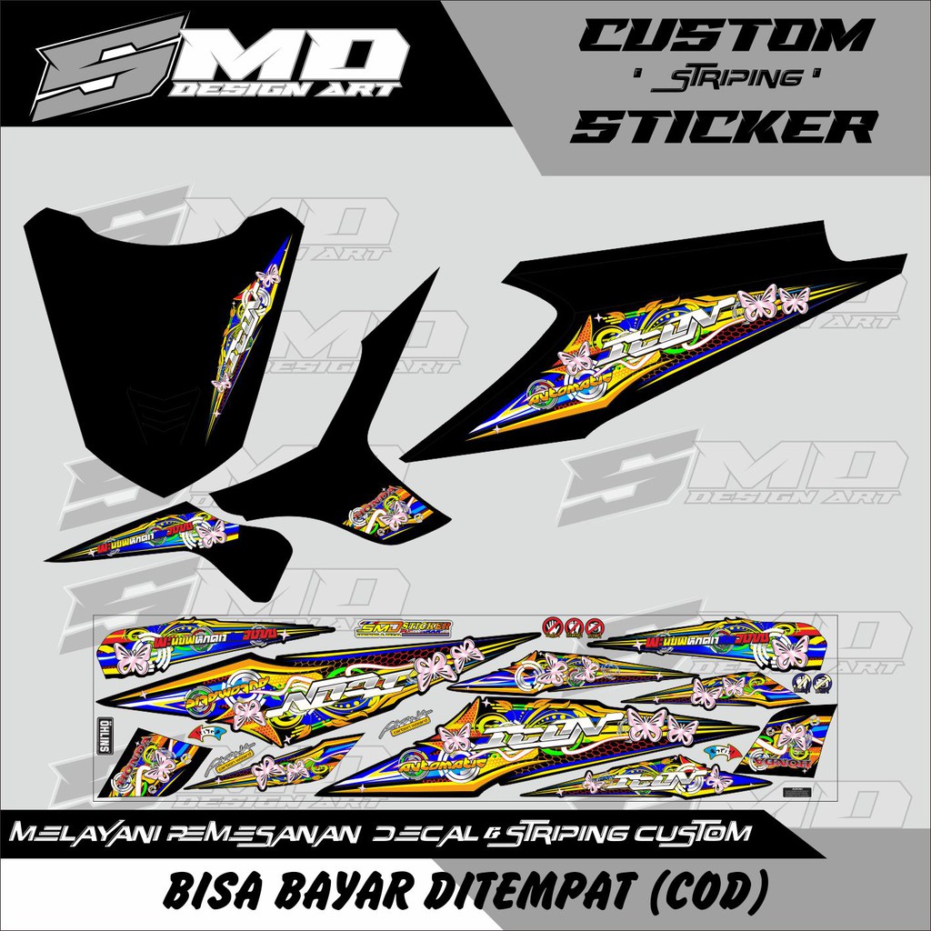 striping variasi thailook beat karbu