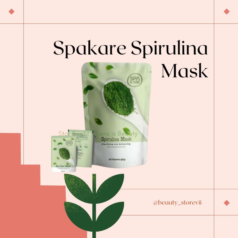Viral Spakare Spirulina Mask