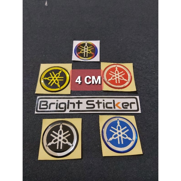 STICKER EMBLEM LOGO YAMAHA GARPUTALA NOUVO TIMBUL 3D